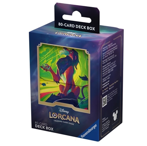 Scar - Deck Box - Disney Lorcana TCG